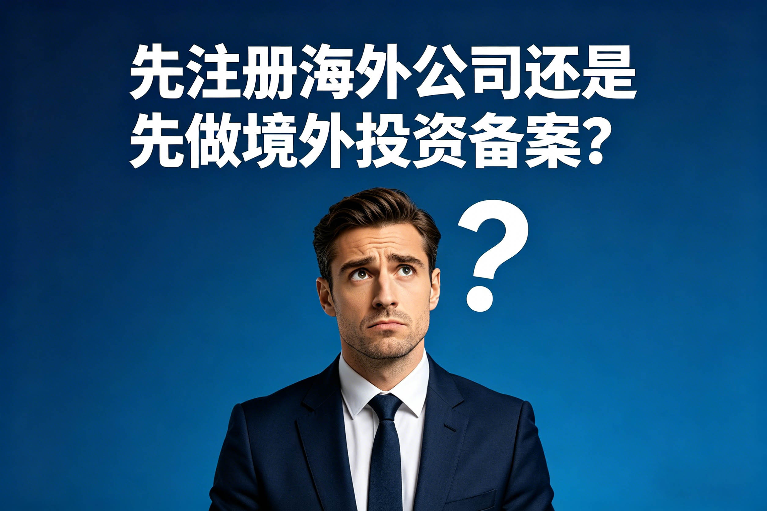 先做ODI 备案，还是先注册海外公司？标准答案来了
