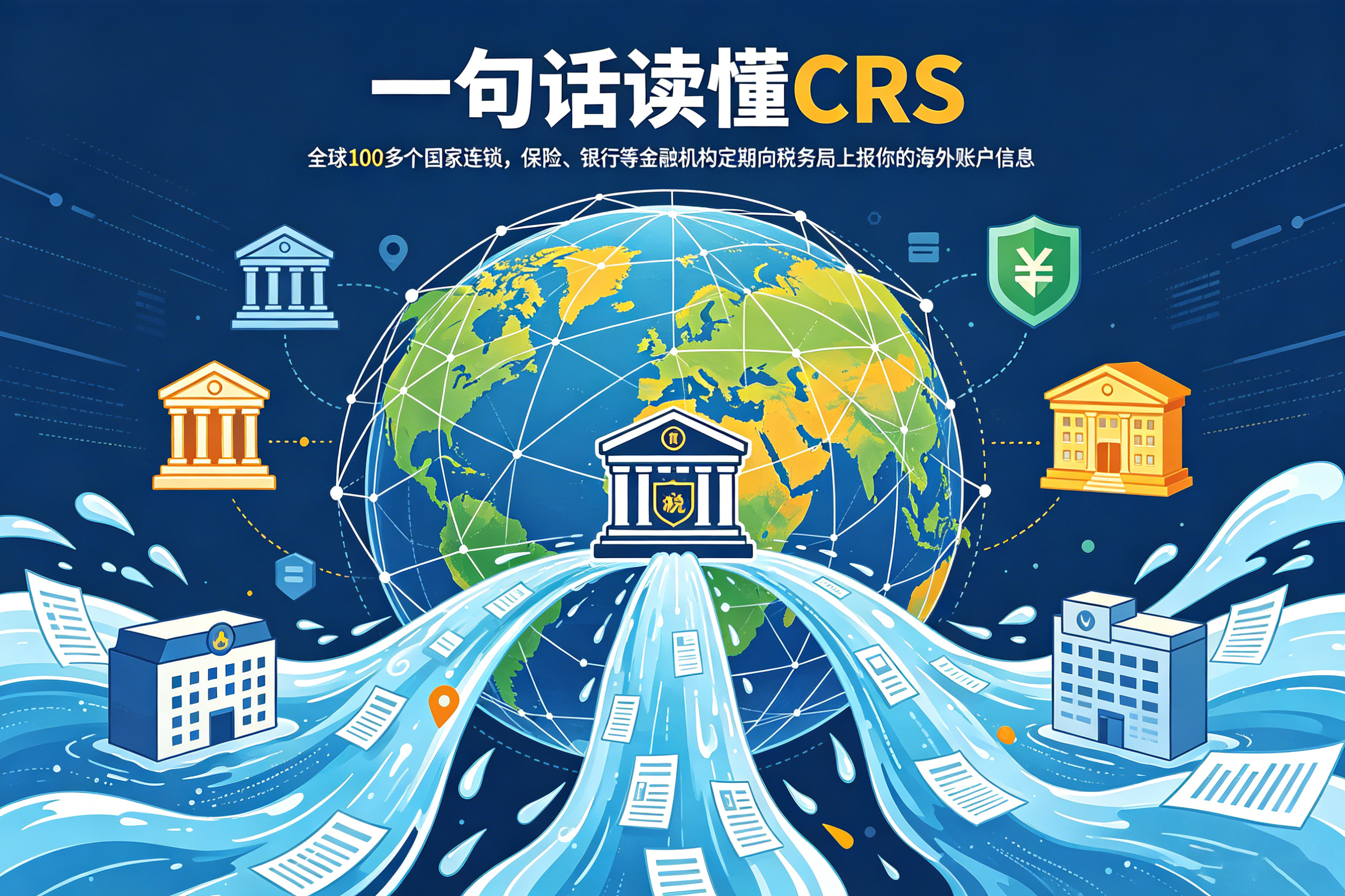 CRS 全球税务信息交换是什么？海外金融资产不再隐蔽，境外账户信息自动传回国内